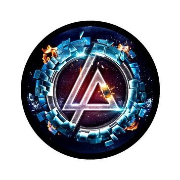 LINKIN PARK: Iridescent (circle, 95 mm) (felvarró)
