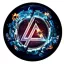 LINKIN PARK: Iridescent (circle, 95 mm) (felvarró)