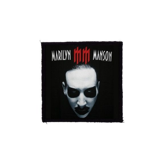 MARILYN MANSON: MM (9,5 cm x 9,5 cm) (felvarró) MARILYN MANSON: MM (9,5 cm x 9,5 cm) (felvarró)