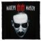 MARILYN MANSON: MM (9,5 cm x 9,5 cm) (felvarró)