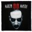 MARILYN MANSON: MM (9,5 cm x 9,5 cm) (felvarró)