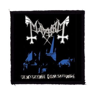 MAYHEM: De mysteriis (9,5 cm x 9,5 cm) (felvarró)