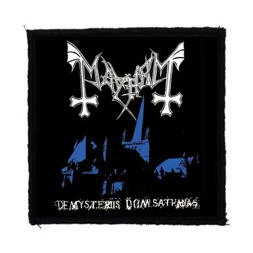 MAYHEM: De mysteriis (9,5 cm x 9,5 cm) (felvarró)
