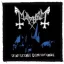 MAYHEM: De mysteriis (9,5 cm x 9,5 cm) (felvarró)