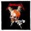 METALLICA: Damage (9,5 cm x 9,5 cm) (felvarró)