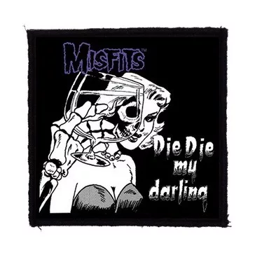 MISFITS: Die Die My Darling (9,5 cm x 9,5 cm) (felvarró)