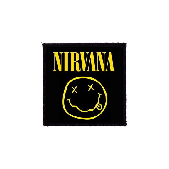 NIRVANA: Smiley (9,5 cm x 9,5 cm) (felvarró) NIRVANA: Smiley (9,5 cm x 9,5 cm) (felvarró)