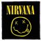 NIRVANA: Smiley (9,5 cm x 9,5 cm) (felvarró)