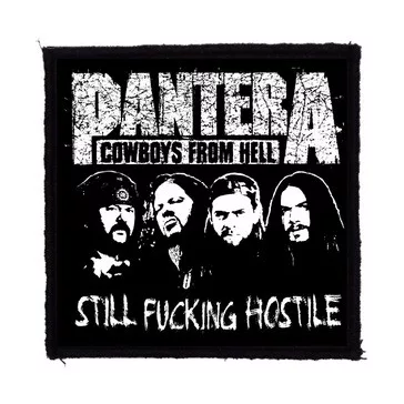 PANTERA: Still Fucking (9,5 cm x 9,5 cm) (felvarró)