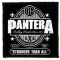 PANTERA: Stronger (9,5 cm x 9,5 cm) (felvarró)