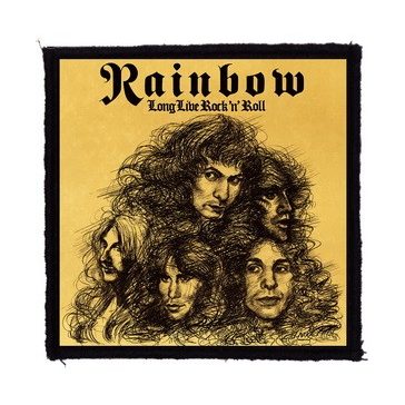   RAINBOW: Long Live Rock 'n' Roll (9,5 cm x 9,5 cm) (felvarró)