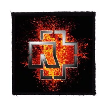 RAMMSTEIN: Lava (9,5 cm x 9,5 cm) (felvarró)