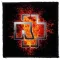 RAMMSTEIN: Lava (9,5 cm x 9,5 cm) (felvarró)