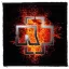 RAMMSTEIN: Lava (9,5 cm x 9,5 cm) (felvarró)