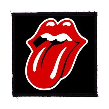 ROLLING STONES: Tongue (9,5 cm x 9,5 cm) (felvarró)