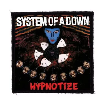 SYSTEM OF A DOWN: Hypnotize (9,5 cm x 9,5 cm) (felvarró)