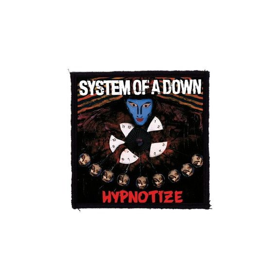 SYSTEM OF A DOWN: Hypnotize (9,5 cm x 9,5 cm) (felvarró) SYSTEM OF A DOWN: Hypnotize (9,5 cm x 9,5 cm) (felvarró)