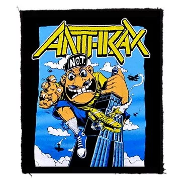 ANTHRAX: King Not Man (8 cm x 9,5 cm) (felvarró)