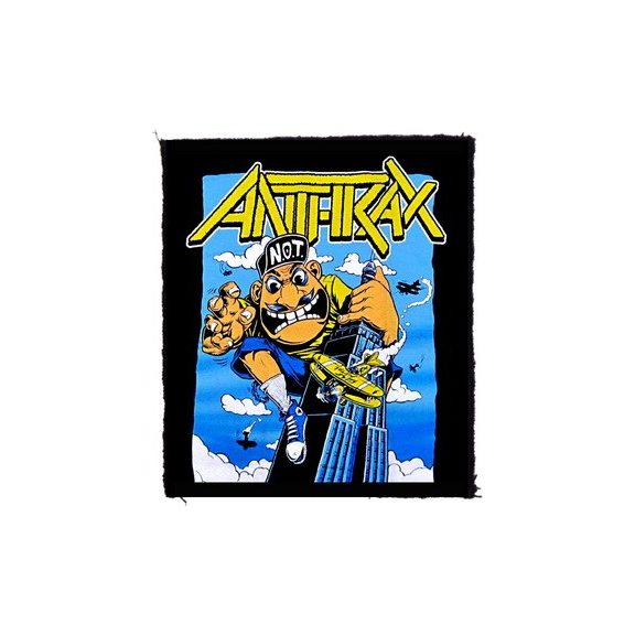 ANTHRAX: King Not Man (8 cm x 9,5 cm) (felvarró) ANTHRAX: King Not Man (8 cm x 9,5 cm) (felvarró)