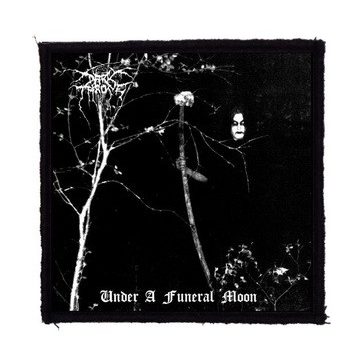   DARKTHRONE: Under A Funeral Moon (9,5 cm x 9,5 cm) (felvarró)