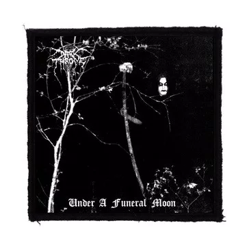   DARKTHRONE: Under A Funeral Moon (9,5 cm x 9,5 cm) (felvarró)