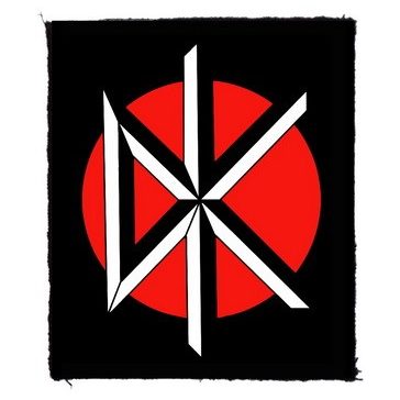DEAD KENNEDYS: Logo (8 cm x 9,5 cm) (felvarró)