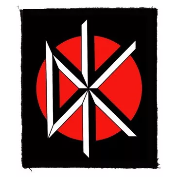 DEAD KENNEDYS: Logo (8 cm x 9,5 cm) (felvarró)