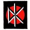 DEAD KENNEDYS: Logo (8 cm x 9,5 cm) (felvarró)