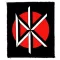 DEAD KENNEDYS: Logo (8 cm x 9,5 cm) (felvarró)