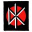 DEAD KENNEDYS: Logo (8 cm x 9,5 cm) (felvarró)