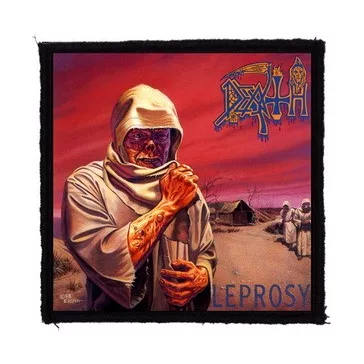 DEATH: Leprosy (9,5 cm x 9,5 cm) (felvarró)