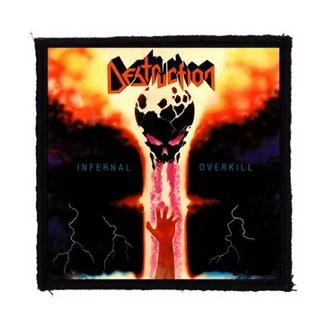 DESTRUCTION: Infernal Overkill (9,5 cm x 9,5 cm) (felvarró)