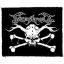 FINNTROLL: Skull logo (9,5 cm x 7,5 cm) (felvarró)