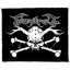FINNTROLL: Skull logo (9,5 cm x 7,5 cm) (felvarró)