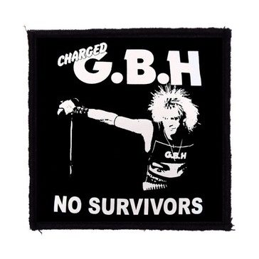 GBH: No Survivors (9,5 cm x 9,5 cm) (felvarró)