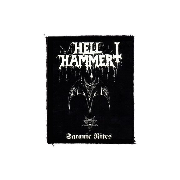 HELLHAMMER: Satanic Rites (7,5 cm x 9,5 cm) (felvarró) HELLHAMMER: Satanic Rites (7,5 cm x 9,5 cm) (felvarró)