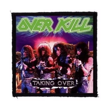 OVERKILL: Taking Over (9,5 cm x 9,5 cm) (felvarró)