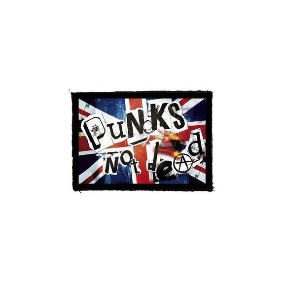 PUNKS NOT DEAD - Flag (9,5 cm x 6,5 cm) (felvarró) PUNKS NOT DEAD - Flag (9,5 cm x 6,5 cm) (felvarró)