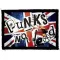 PUNKS NOT DEAD - Flag (9,5 cm x 6,5 cm) (felvarró)