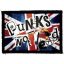 PUNKS NOT DEAD - Flag (9,5 cm x 6,5 cm) (felvarró)