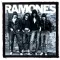 RAMONES: Band (9,5 cm x 9,5 cm) (felvarró)