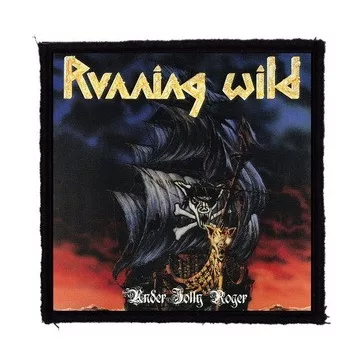 RUNNING WILD: Under Jolly R. (9,5 cm x 9,5 cm) (felvarró)