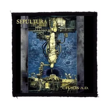 SEPULTURA: Chaos AD (9,5 cm x 9,5 cm) (felvarró)