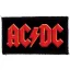 AC/DC: Logo (9,5 cm x 4,5 cm) (felvarró)