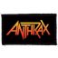 ANTHRAX: Logo (9,5 cm x 4,5 cm) (felvarró)