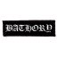 BATHORY: Logo (11 cm x 3 cm) (felvarró)