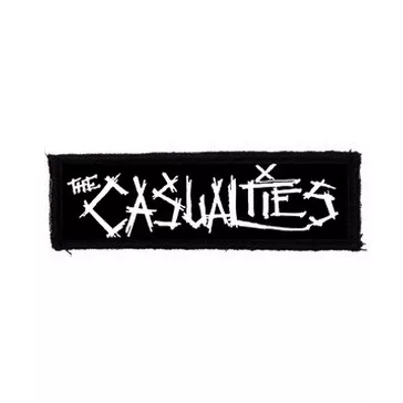 CASUALTIES: Logo (11 cm x 3,5 cm) (felvarró)