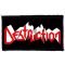 DESTRUCTION: Logo (9,5 cm x 4,5 cm) (felvarró)