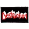 DESTRUCTION: Logo (9,5 cm x 4,5 cm) (felvarró)