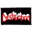 DESTRUCTION: Logo (9,5 cm x 4,5 cm) (felvarró)